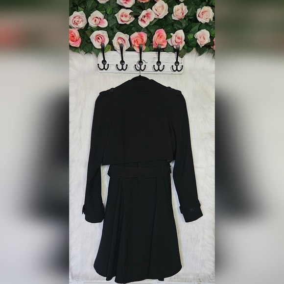 TOPSHOP *Ultra Rare* Classic A-Line Caped Trenchcoat (NWOT) - Picture 5 of 9
